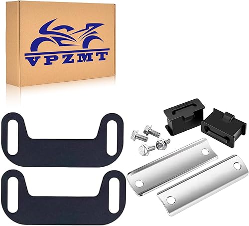 Juego de soportes ajustables de escape para centrar tu escape con bolsas estiradas y extensión de guardabarros para Harley Touring, Street Glide,