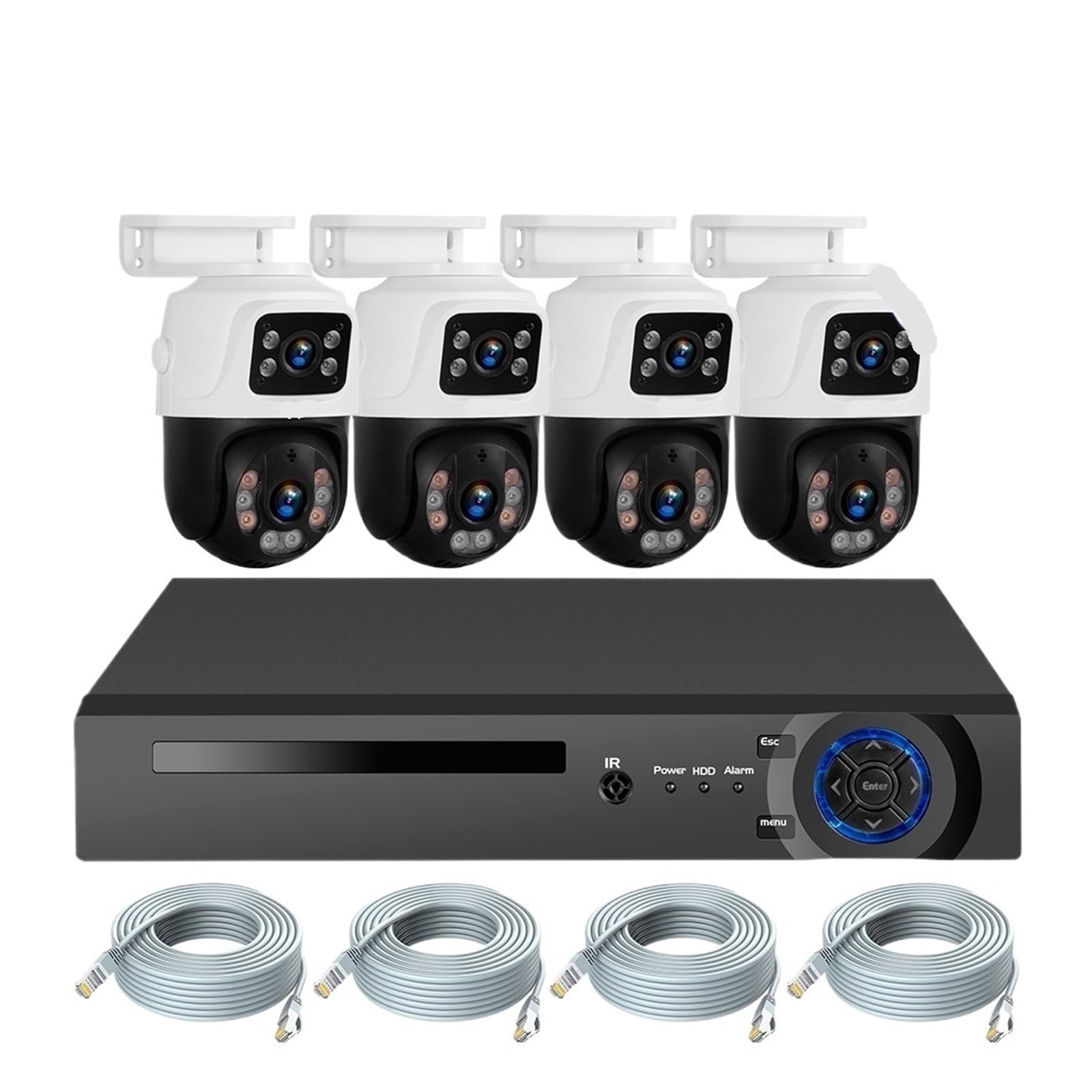 Sistema di telecamere di sorveglianza HD POE impermeabile da 6 MP