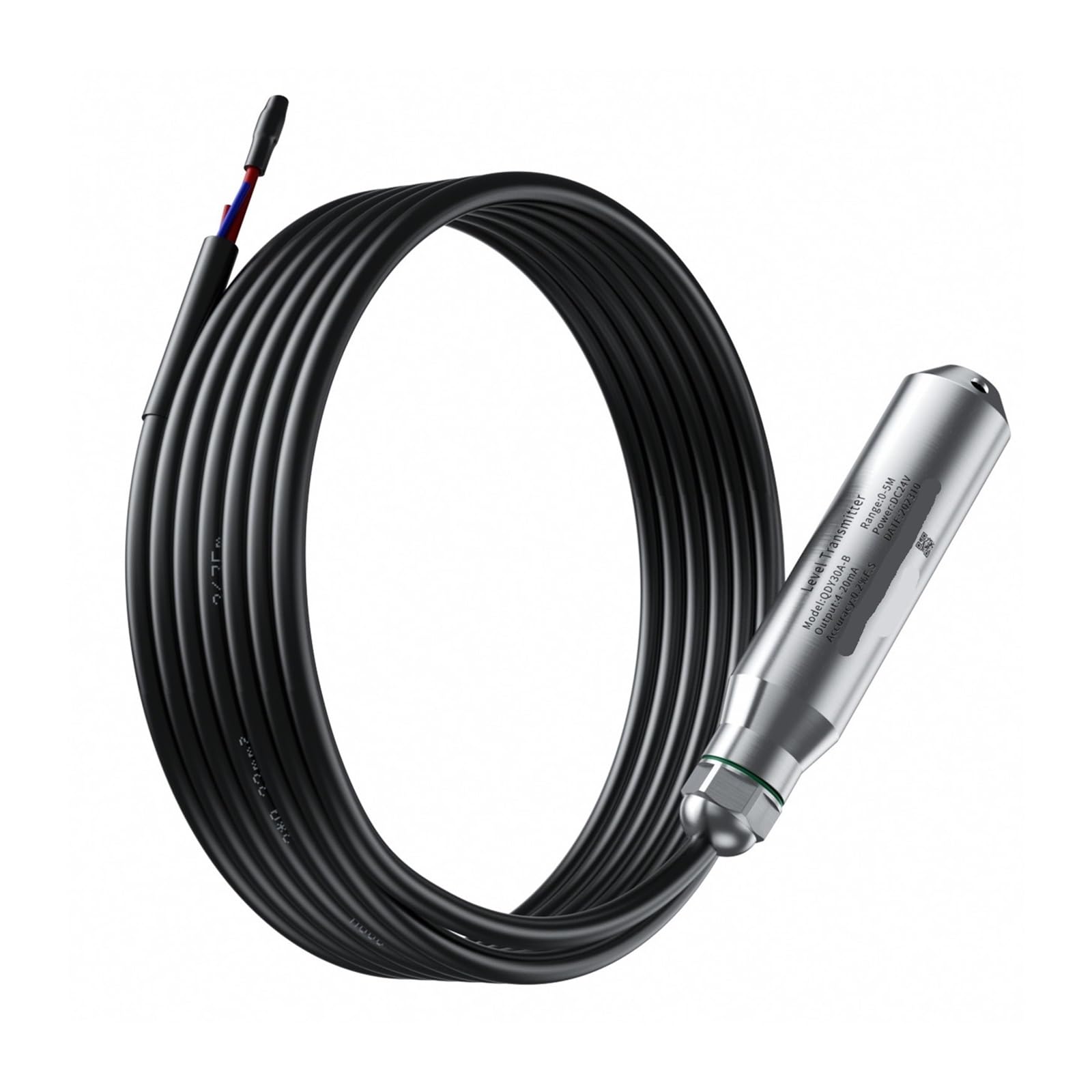 Capteur de niveau d'eau submersible Transmetteur de niveau 4-20 mA(5m range 5m cable)