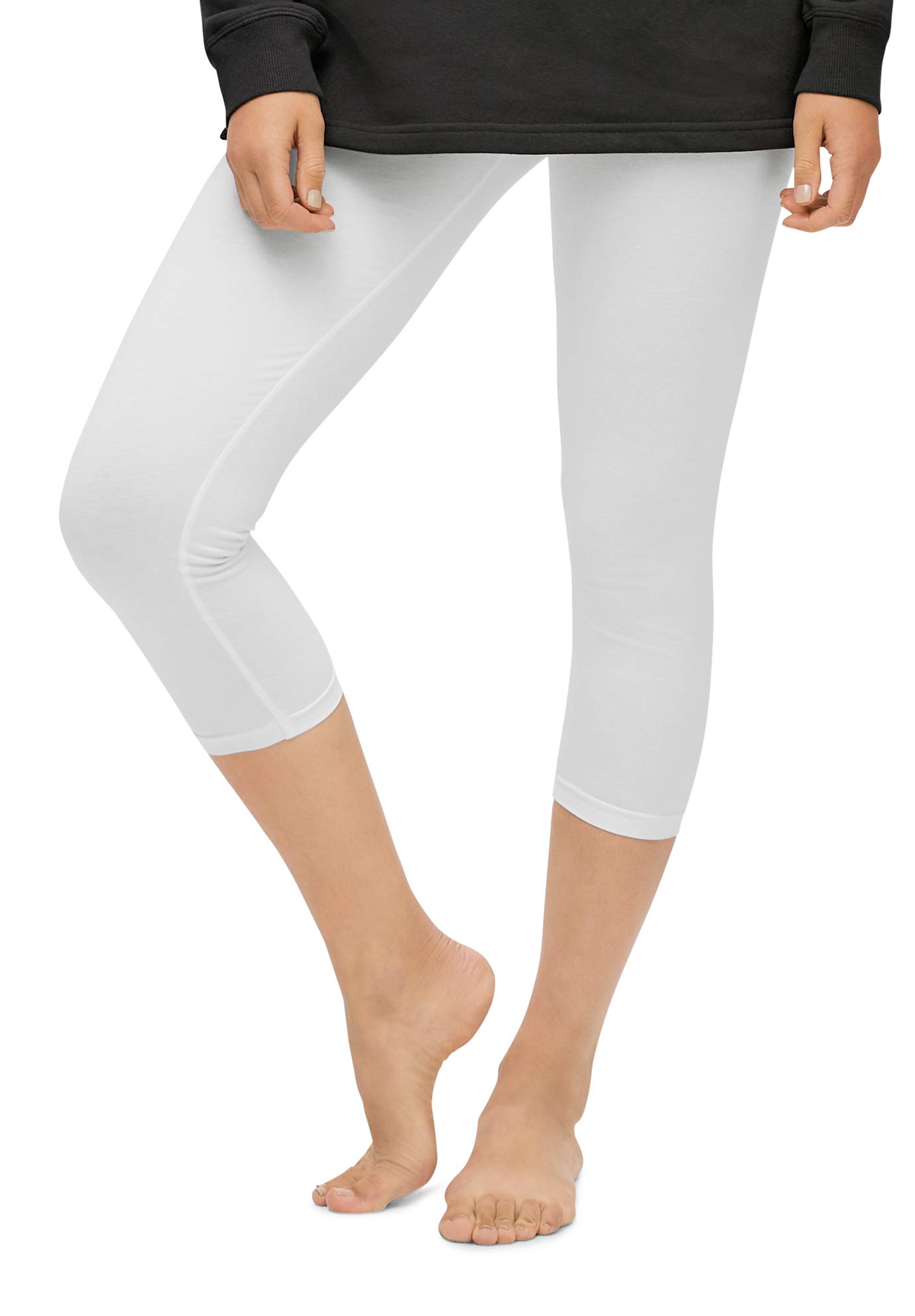 ellos Cotton Spandex Capri Length Leggings