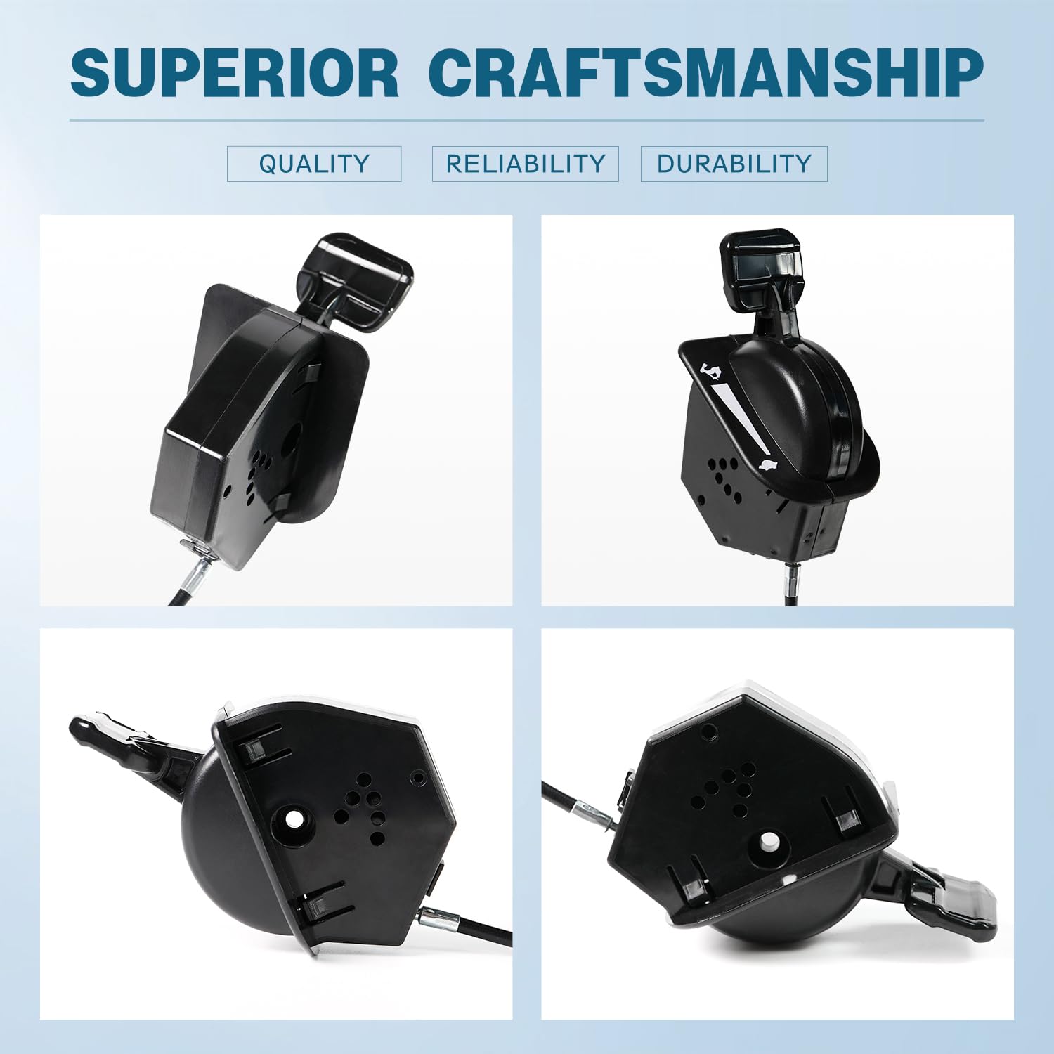 Controles de cable de estrangulador del acelerador compatibles con Cub Cadet XT1-GT50 GT54 LT46 LT50 ST54 XT2-GX54 XT2-LX42 LX46 Reemplaza 946-05098c 946-05098b 946-05098a