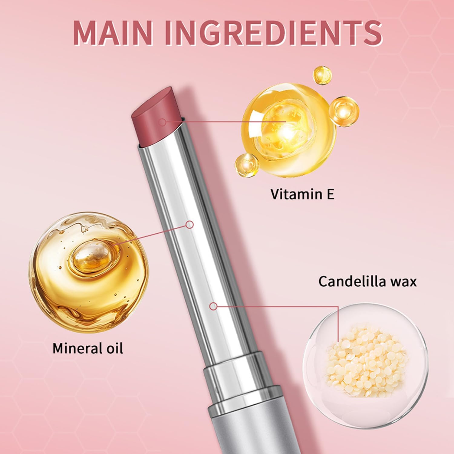 Honey Lipstick, Tinted Lipstick Black Honey Lip Balm, Hydrating Lipstick & Tinted Lip Balm - Image 2