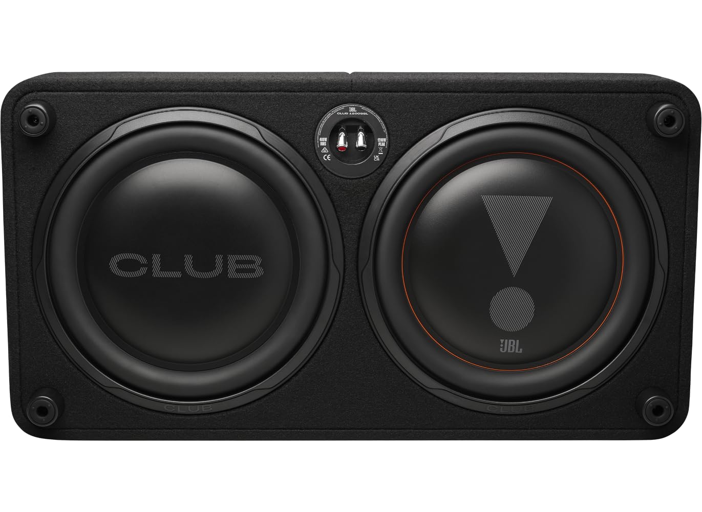 JBL Club 1200SSL Caisson de Basses Passif pour Voiture, 12", boîtier Plat fermé avec Membrane Passive, Robuste et Peu encombrant, Caisson de Basses Passif, 1200 W, avec Pilote en Aluminium pour des