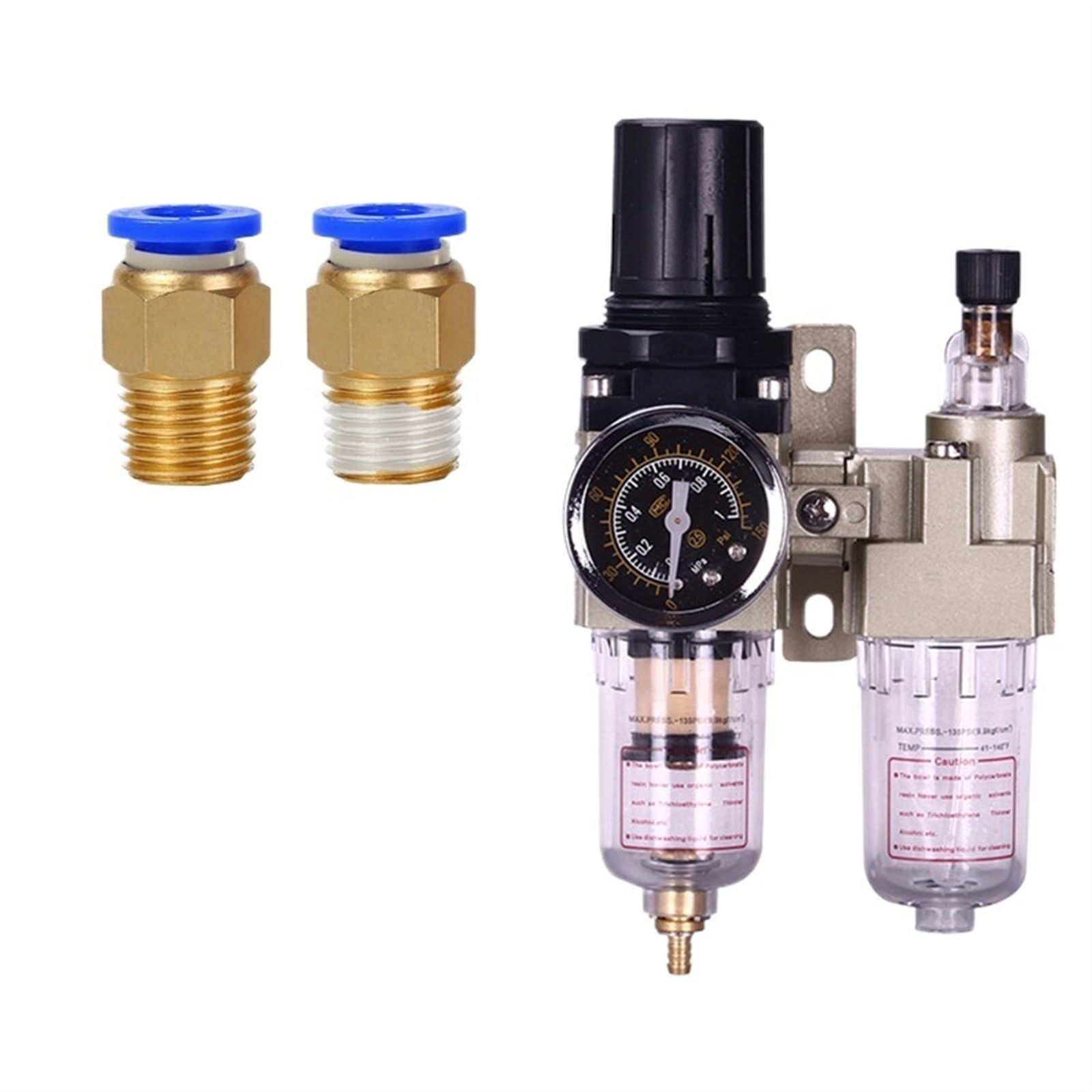 Air Pump Compressor Oil Filter Regulator Trap Pneumatic Water Separator Pressure Manual Drainage Supply AC2010-02