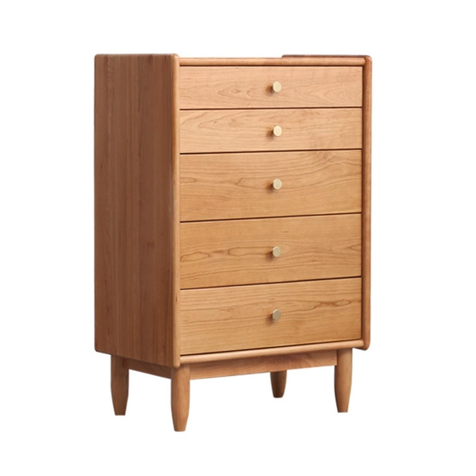Dh2yjnbf3 Bedroom Household Solid Wood Chest of Drawers Small Living Room Storage Cabinet Kitchen Against the Wall Multifunctional Storage Organizer