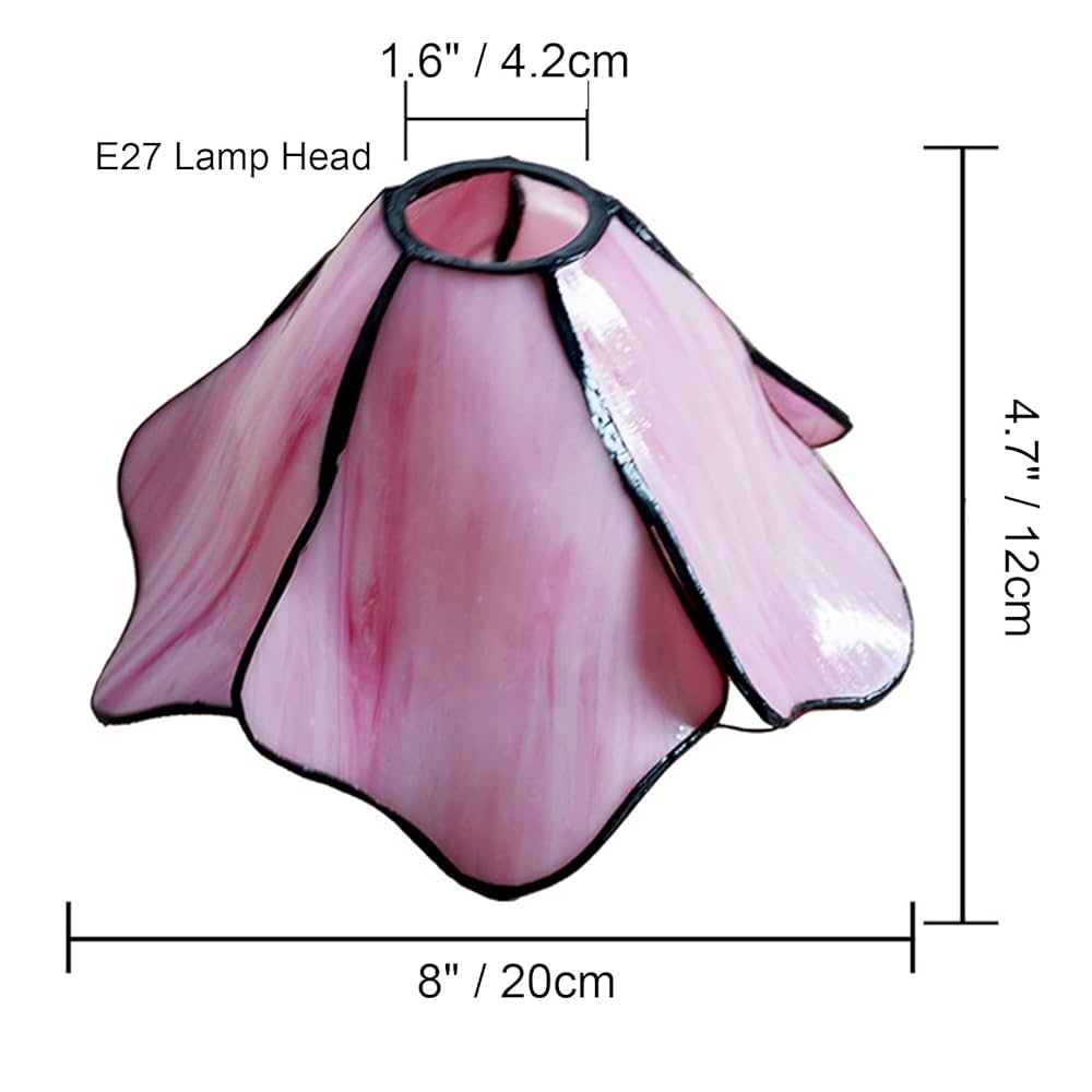 ティファニースタイルテーブルランプ電気スタンドガラスランプ\r ピンクの花3本8 Amazon.co.jp : 16インチティファニースタイルのテーブルランプ