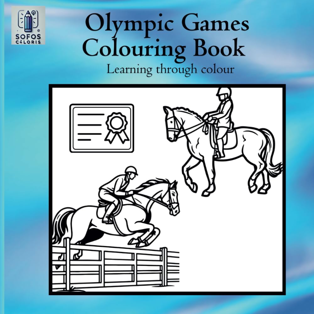 Olympic Games Colouring Book: Learning through colour