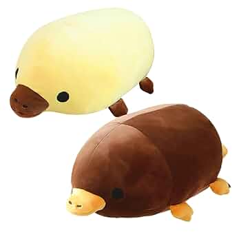 カモノハシ ぬいぐるみ 大きい イエロー Amazon.co.jp: [XLOYP] ぬいぐるみ 特大 カモノハシ 動物 60cm