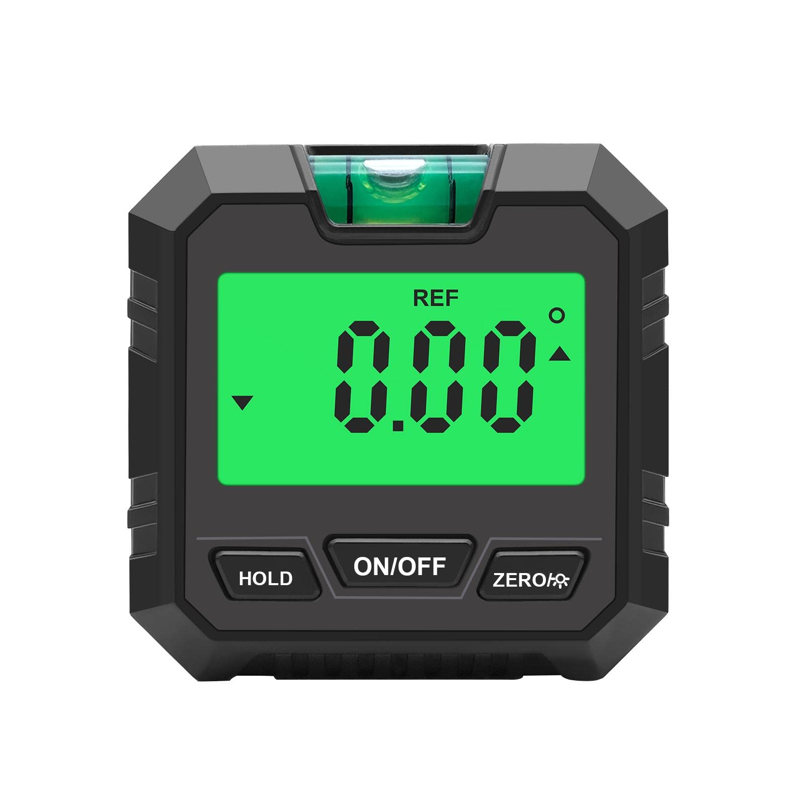 Digital Level and Angle Gauge Angle Gauge Protractor with Bubble Black