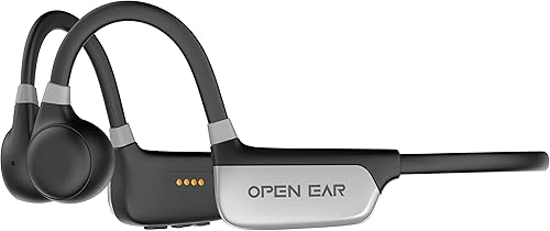 Miniatura 2 de Auriculares de conducción ósea impermeables con 8 GB de memoria incorporada, Bluetooth, micrófono, control de voz, banda de titanio, hasta 8 horas