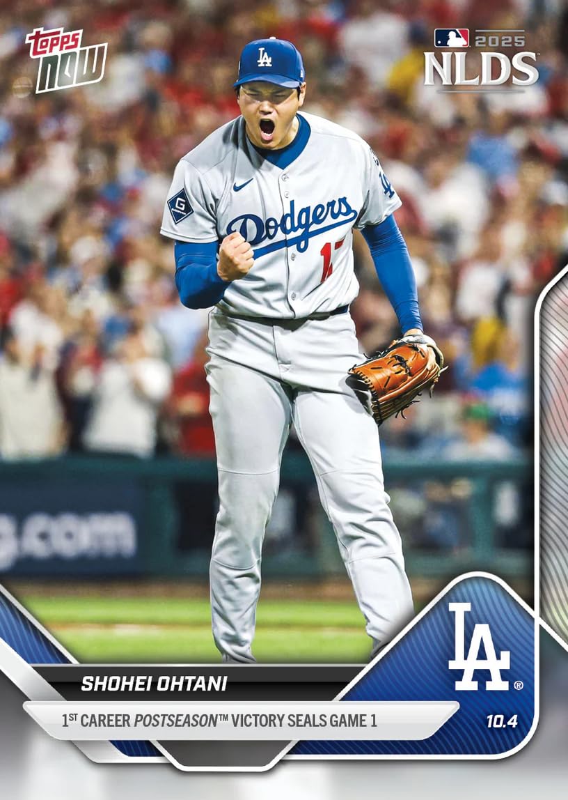 Amazon.com: 2025 Topps Now Shohei Ohtani #821 1st Career