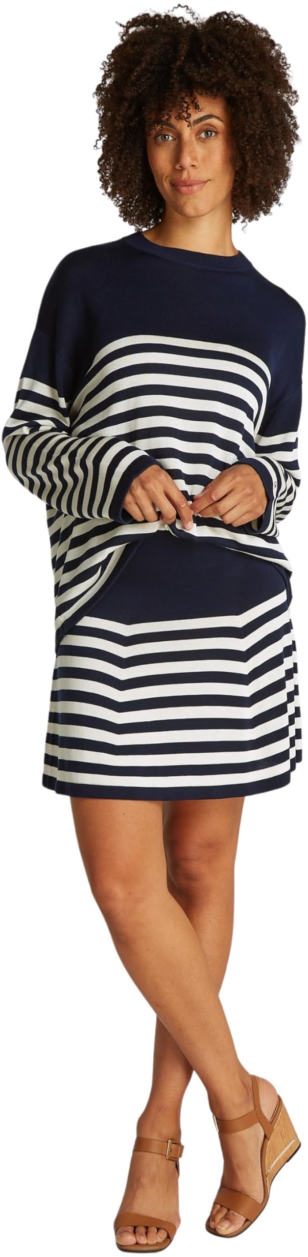 Tommy Hilfiger LYOCELL jedwabna rozkloszowana mini spódnica WW0WW44475 Kobiety Lyocell Silk Flare Mini Skirt Ww0ww44475