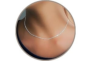 Annika Bella Sterling Silver Satellite Chain Choker Necklace, Length 13-16 Inches, 925...