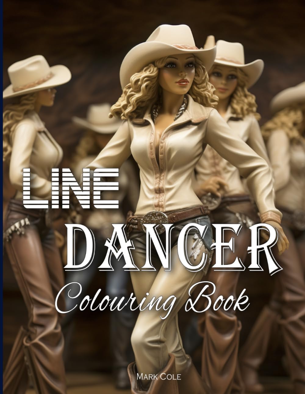 Line Dancer: Colouring Book