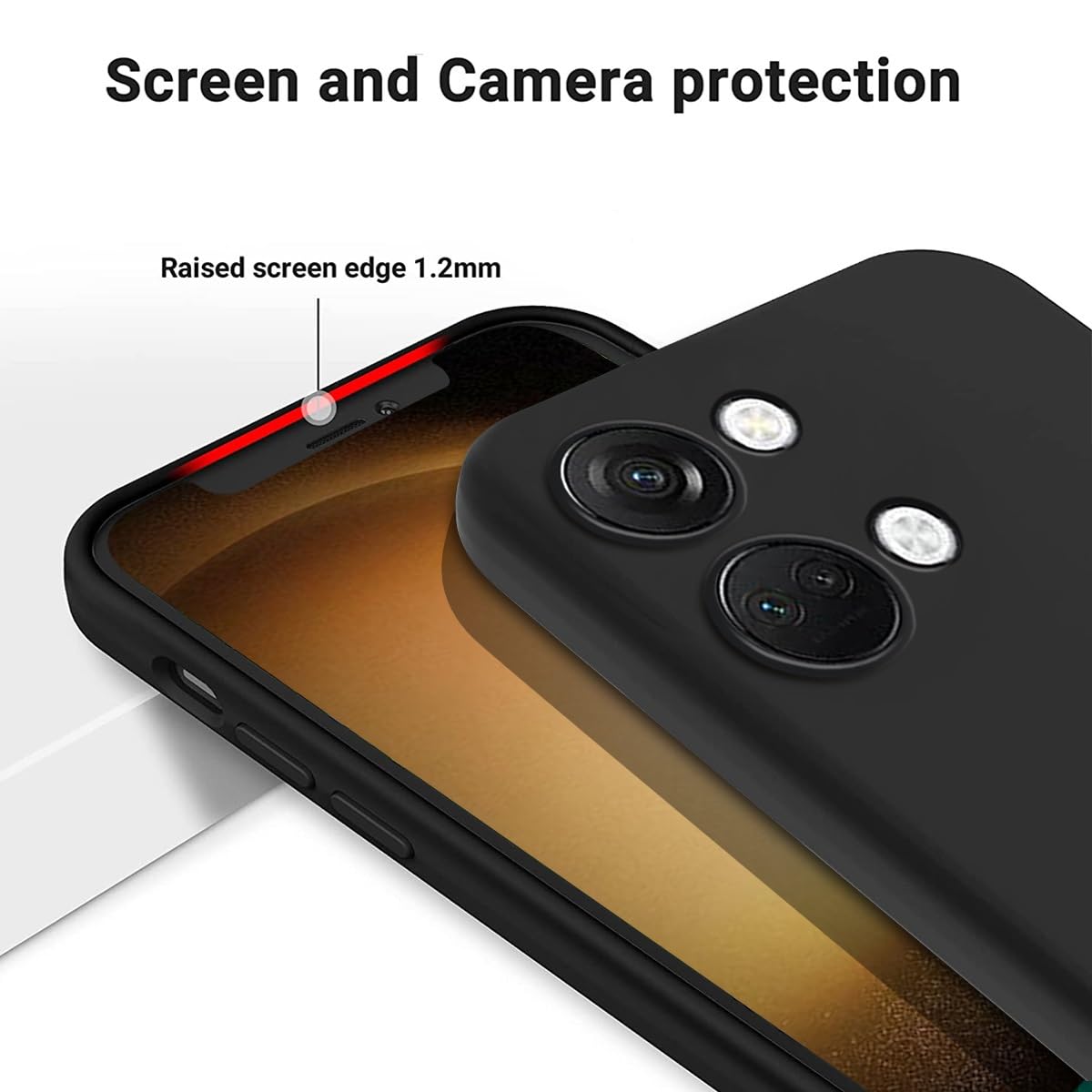 Compatible With OnePlus Nord 3 Case Silicone, Ultra Slim OnePlus Nord 3