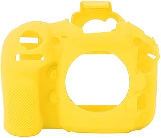 Estojo Para Camera, Material De Silicone Confort¨¢vel Sensa??o De Toque Resistente Ao Desgaste Capa Protetora De Camera Dur¨¢vel Para Interior Para Fotografia De Cinema E Televis?o Para Homem (Amarelo)