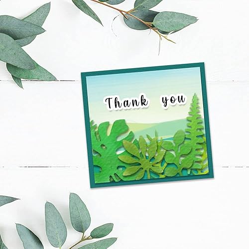 Miniatura 4 de Troqueles de corte de hojas de metal, troqueles de plantas de flores, plantillas en relieve, molde de plantilla para tarjetas de álbumes de recortes