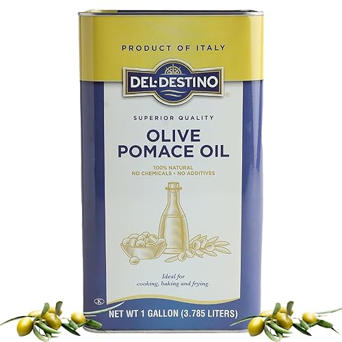 Del Destino Aceite de orujo, sabor a oliva más suave, producto de Italia - lata de 1 galón
