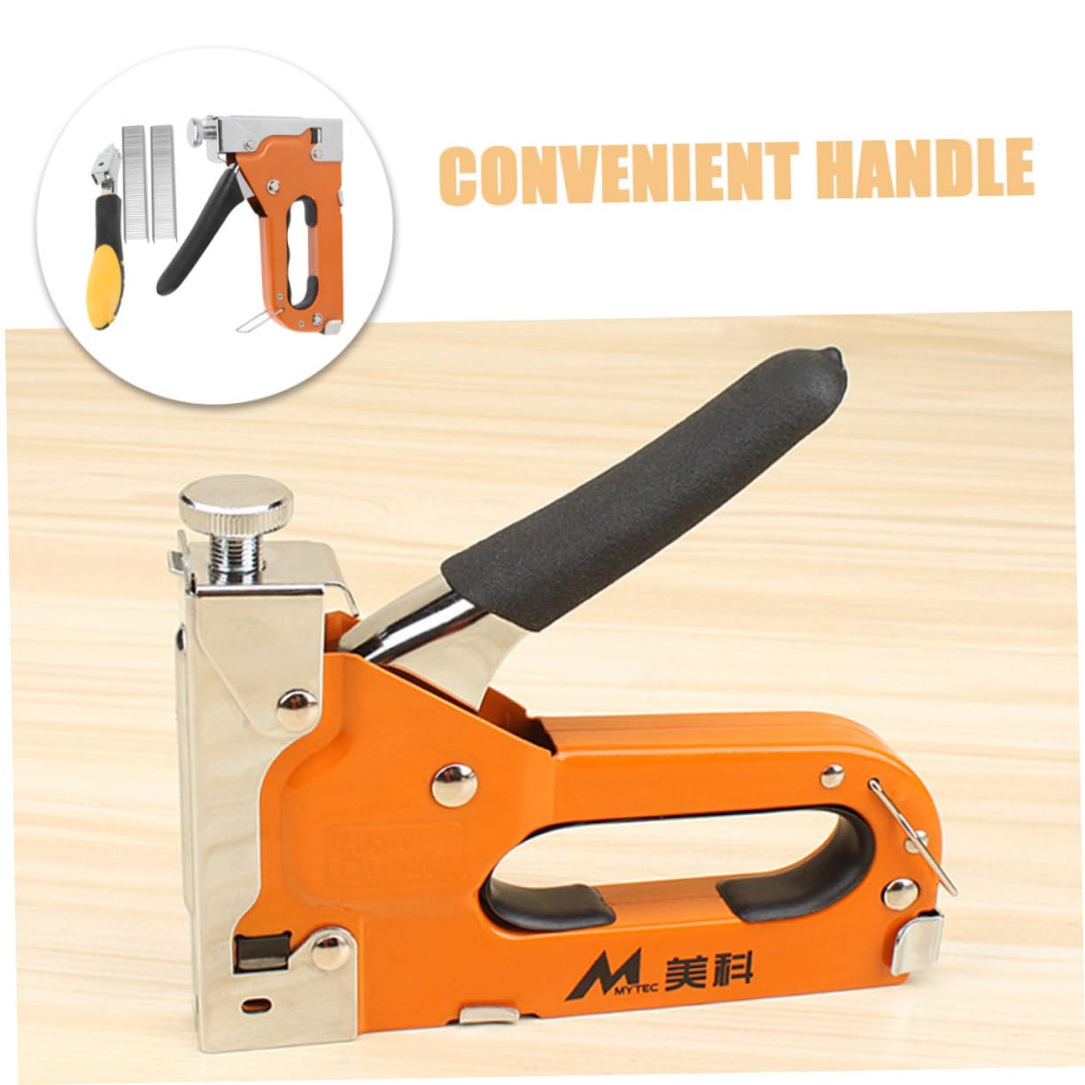 AUTSUPPL 1 Set of Heavy Duty Manual Nailer for Woodworking Multi-Purpose Stapler for Furniture Concrete Reusable Nail Fastening Tool Nail Fastening Tool Woodworking Nailer