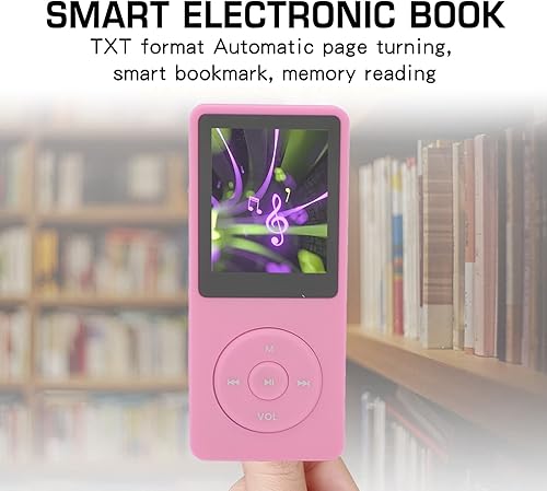 Miniatura 7 de Reproductor de MP3 de 8 GB, reproductor de música de 1.8 pulgadas con radio FM, películas, música y libro electrónico, soporta hasta 64 GB.