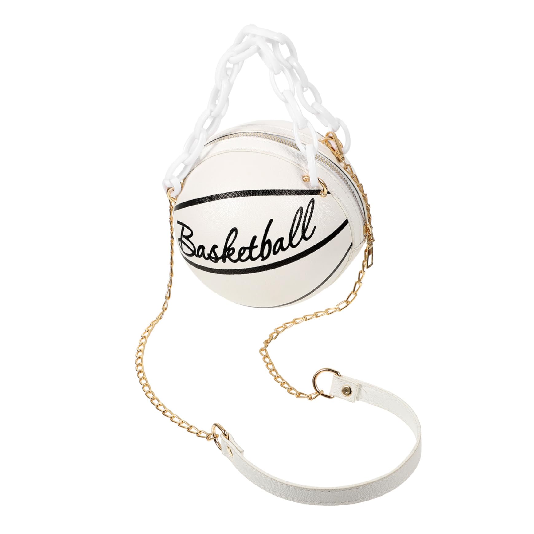 PRETYZOOM Girls Handbag Chain Basketball Crossbody Bag Compact Design for Daily Use