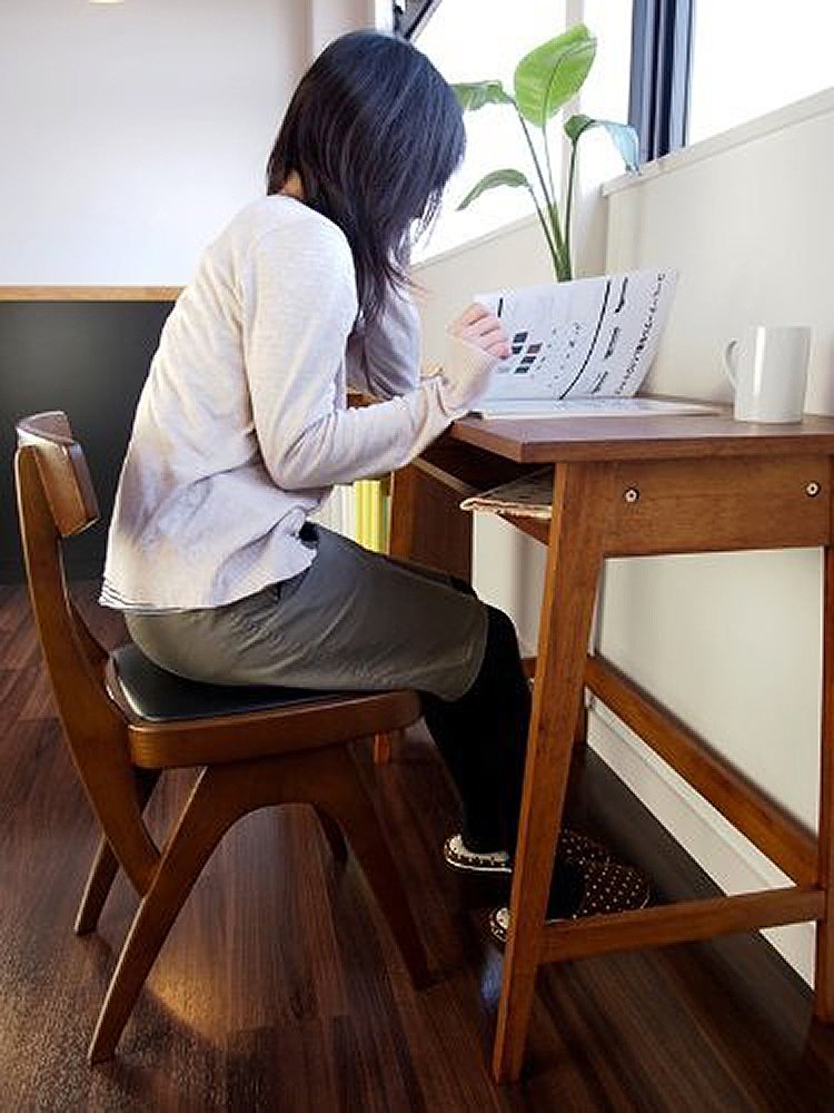 Amazon.co.jp: 市場 デスク hommage 幅90x奥行45x高さ72cm ブラウン 