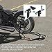 Donext Motorcycle Stand 850LB Sport Bike Rear Wheel Lift Swingarm Paddock Stands Black, U+L