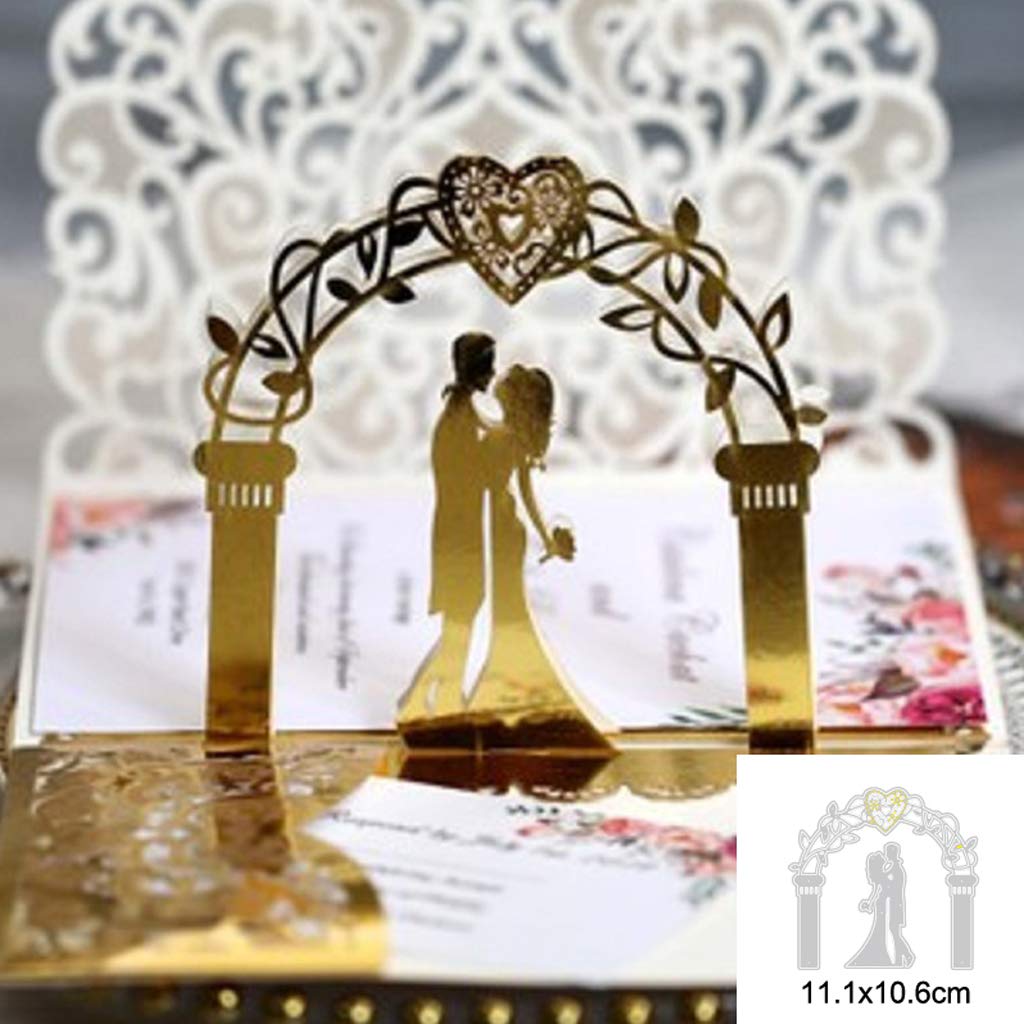 Fustelle Per Scrapbooking - Forme Matrimonio, Per Carta E Cartoncino, Fai Da Te - Foto 7