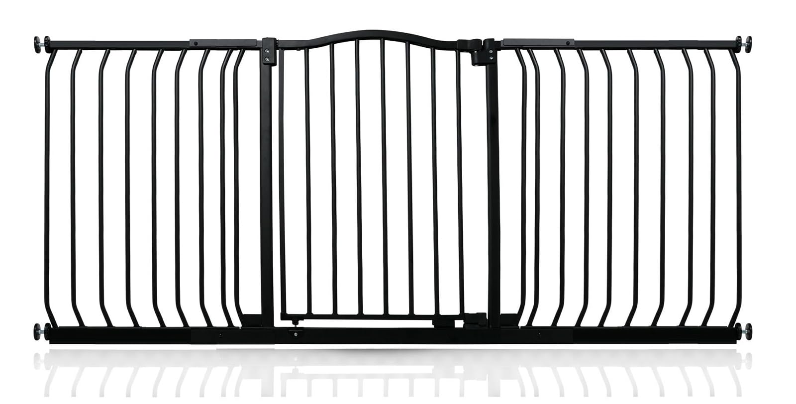 Safetots Curved Top Safety Gate, 71cm - 80cm, Matt White, Pressure Fit Stair Gate, Baby Gate for Doors Hallways and Spaces, Safety Barrier, Easy Installation — view 37