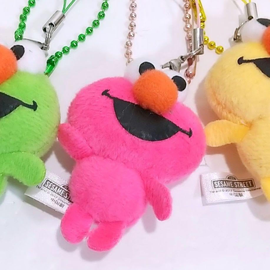 Amazon.co.jp: USJ セサミストリート エルモ ストラップ 4色 : おもちゃ