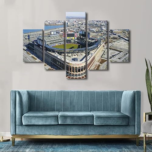 Miniatura 25 de Decoración de pared, lienzo para estadio deportivo de Estados Unidos, arte de pared moderno Fenway Park en Boston, arte de pared para oficina, sala