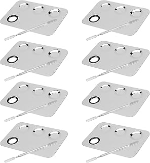 JAPCHET 8 paletas de maquillaje mezcladoras, ...