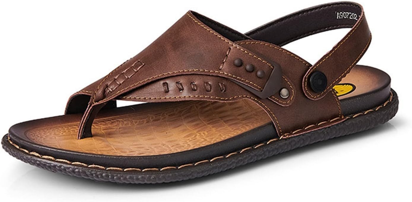 Sandalia De Hombre Big Toe Hallux Valgus, Férulas De Juanete Planas, Chanclas Correctoras De Pie, Cómodas, para Corrector De Dedos, Brown, 6.5 UK