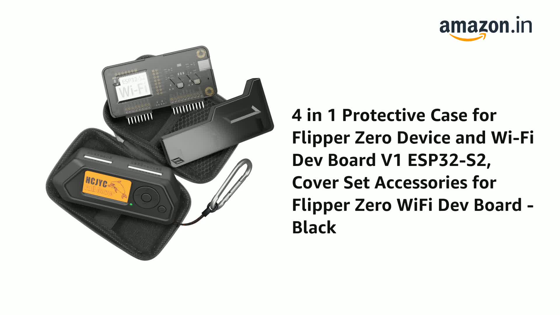 4 in 1 Protective Case for Flipper Zero Device and Wi-Fi Dev Board
