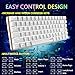 Teclado mecánico, AK33 Teclado mecánico para juegos con cable USB retroiluminado con...
