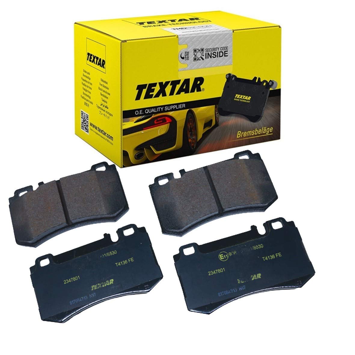 Textar2347801 Brake Pad Set, disc brake