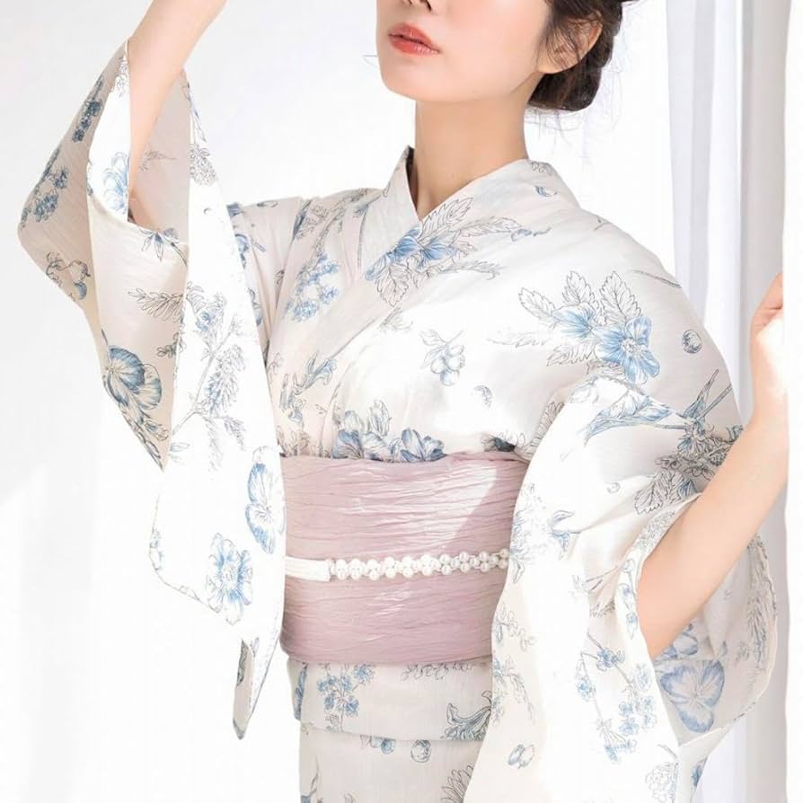 Amazon.co.jp: dita 浴衣 湊色の燦々しらべ 花柄 2023 浴衣5点