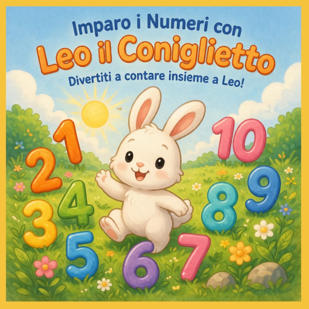 Imparo i Numeri con Leo il Coniglietto (Le Piccole Avventure da Colorare)