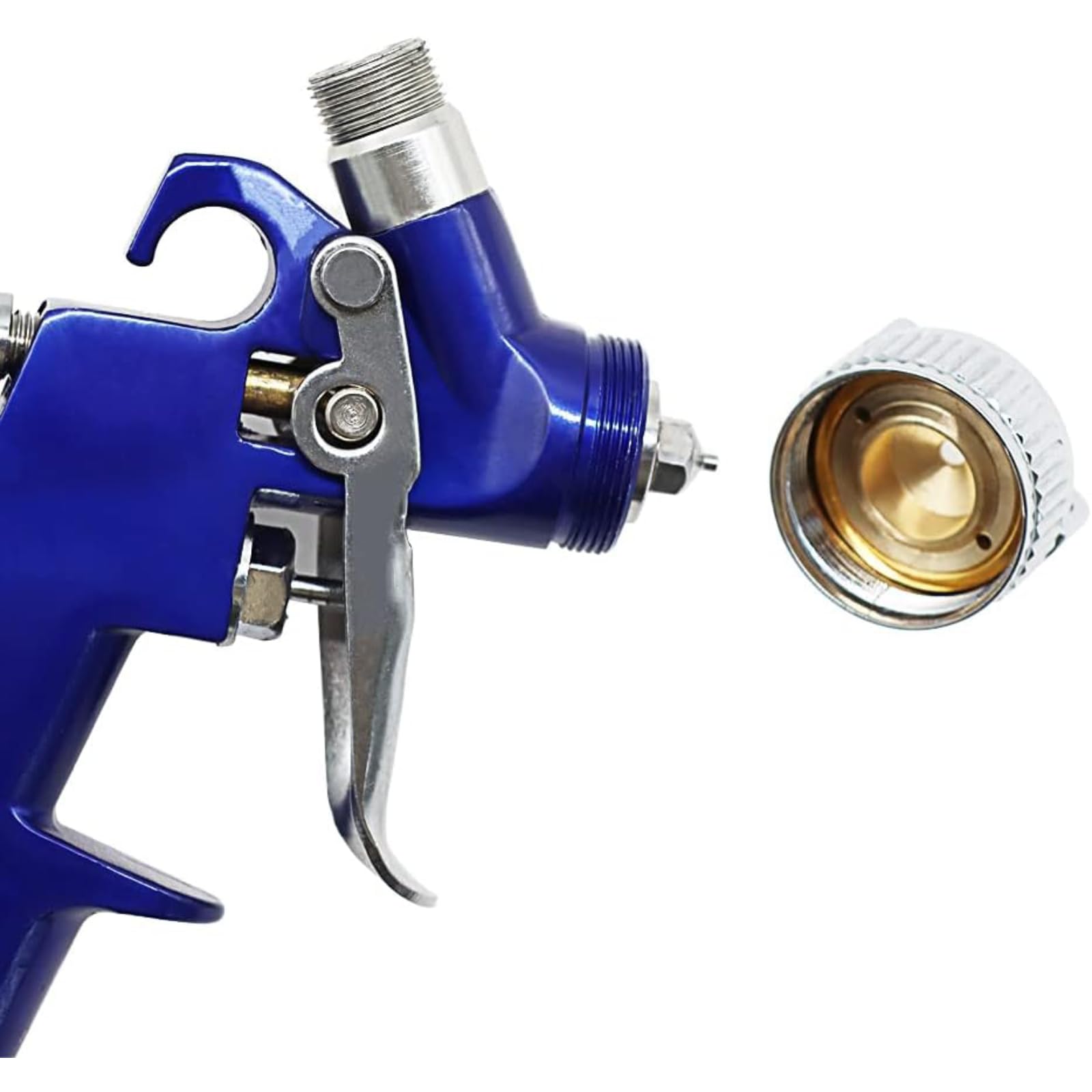 Amazon | エアスプレーガン口径0.8/1.0mm HVLP 重力フィード 