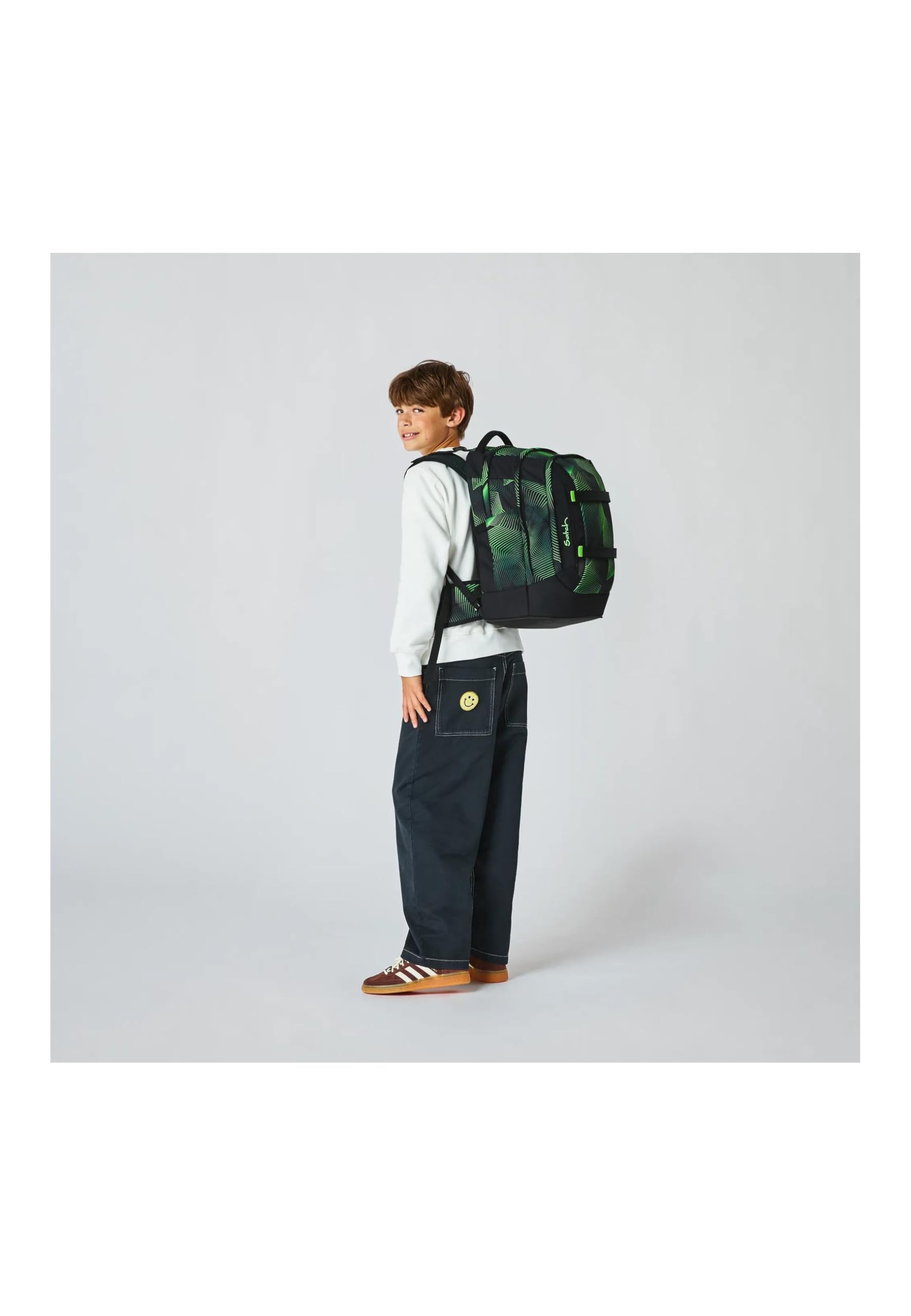 satch pack zaino da scuola ergonomico, 30L di capacità, stabile, massima organizzazione