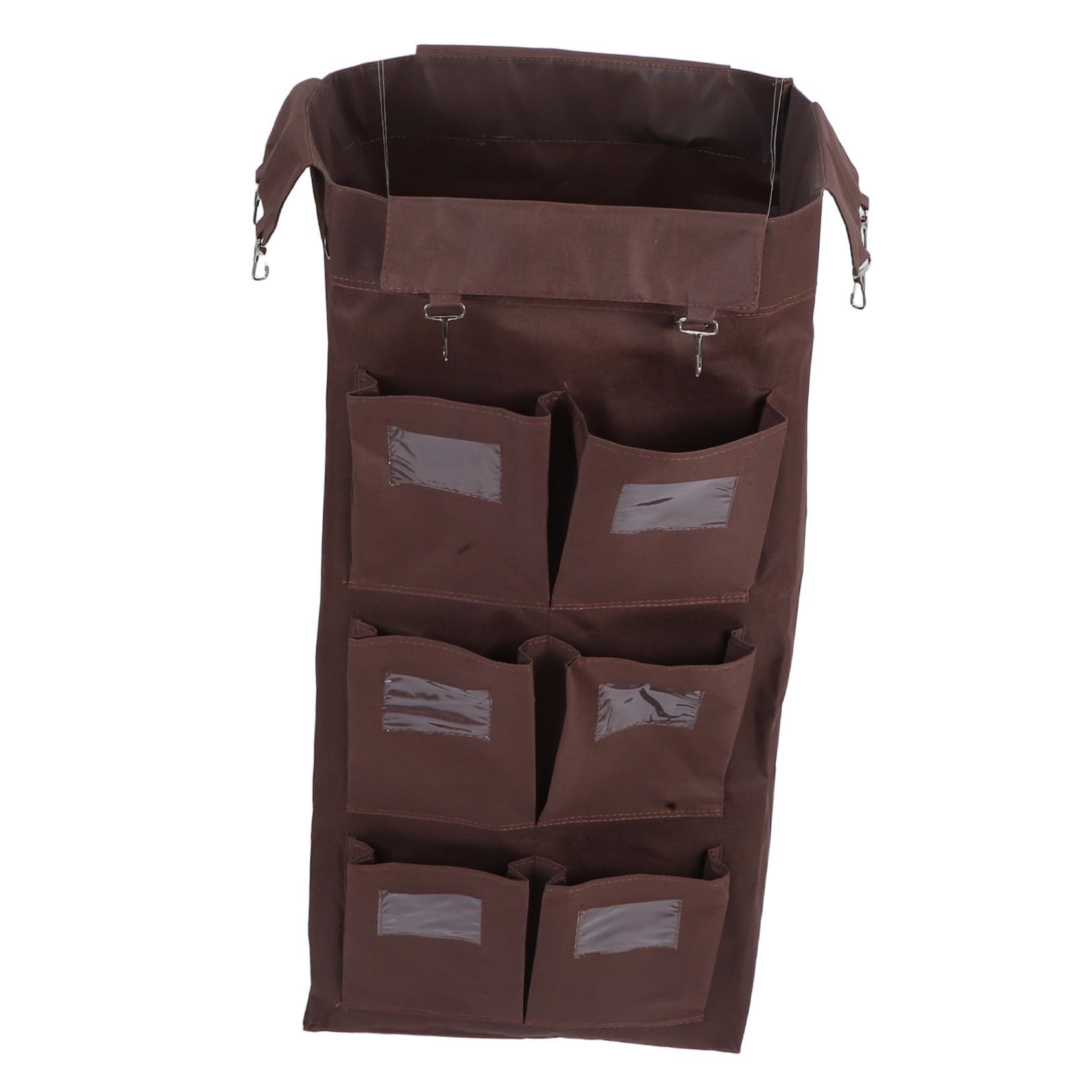 Zerodeko Sac de Rangement pour Chariot de Nettoyage Organisateur avec Panier à Linge à roulettes Grand Sac pour Collecte de Déchets et Outils