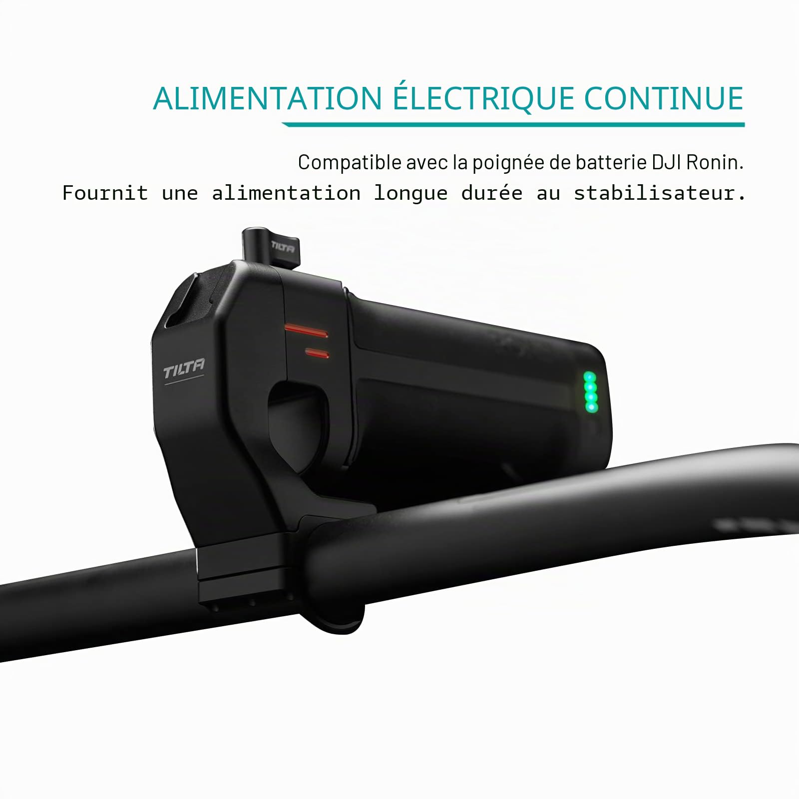 Tilta Kit de Contrôle RS5 Basic Ring Grip Plus Compatible avec Les Cardans DJI RS5/RS4/RS4 Pro/RS3 Pro/RS2, Double Poignée Annulaire avec Poignée de Commande à Distance TGA-PRG2