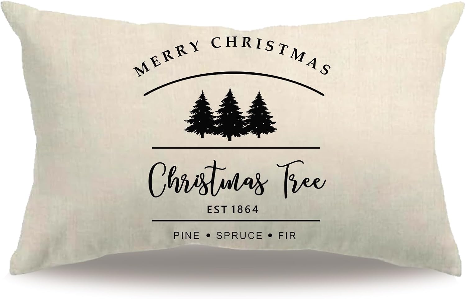 Farmhouse Christmas Throw Pillow Covers Farm Fresh