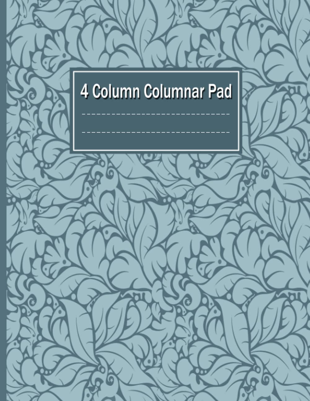 Columnar Pad 4 Columns 4 Column Columnar Pad, Accounting Ledger Book