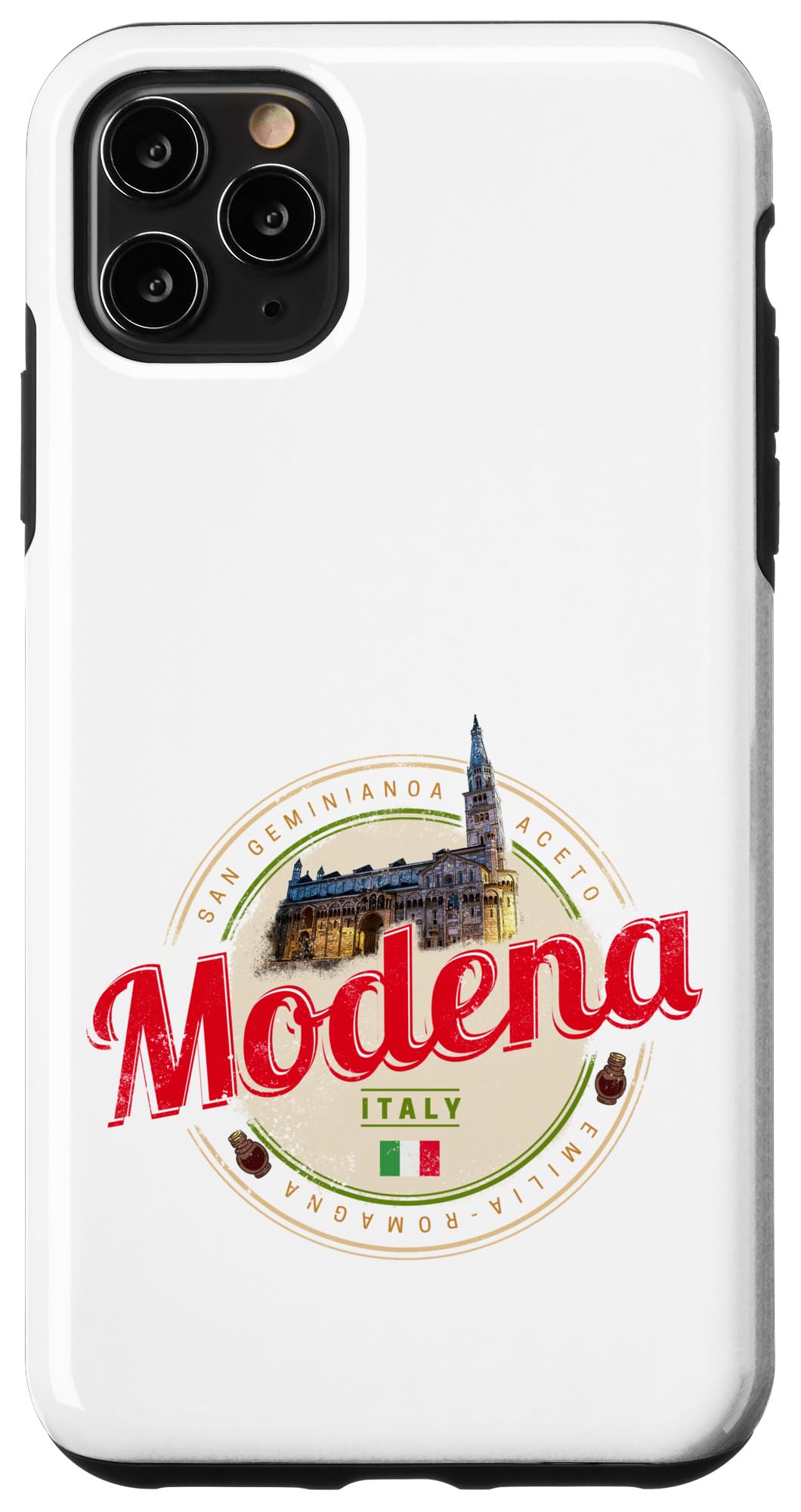 iPhone 11 Pro Max Modena Emilia-Romagna balsamic Design Italy vintage souvenir Case