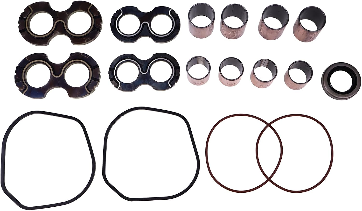 FridayParts Seal Kit AT199930 AT199931 AT170052 Compatible for John Deere Engine 4045 Loader 210L 310E 310K 310SK 325SK 435 Replacement
