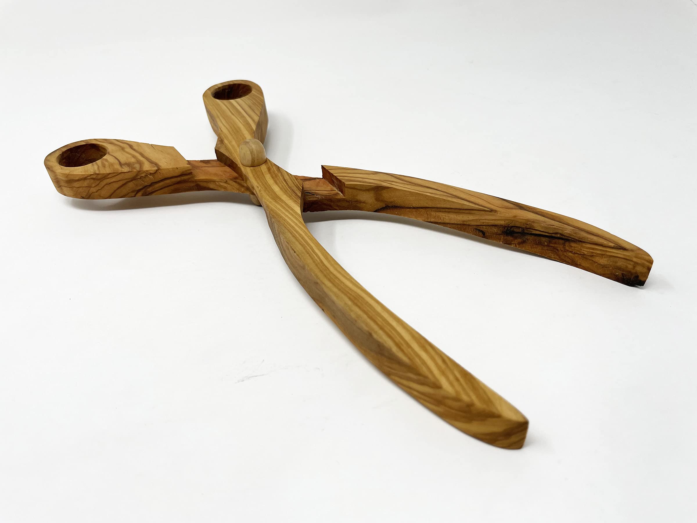 Amazon.co.jp: AramediA サラダ用ハンドメイドオリーブウッドハサミ