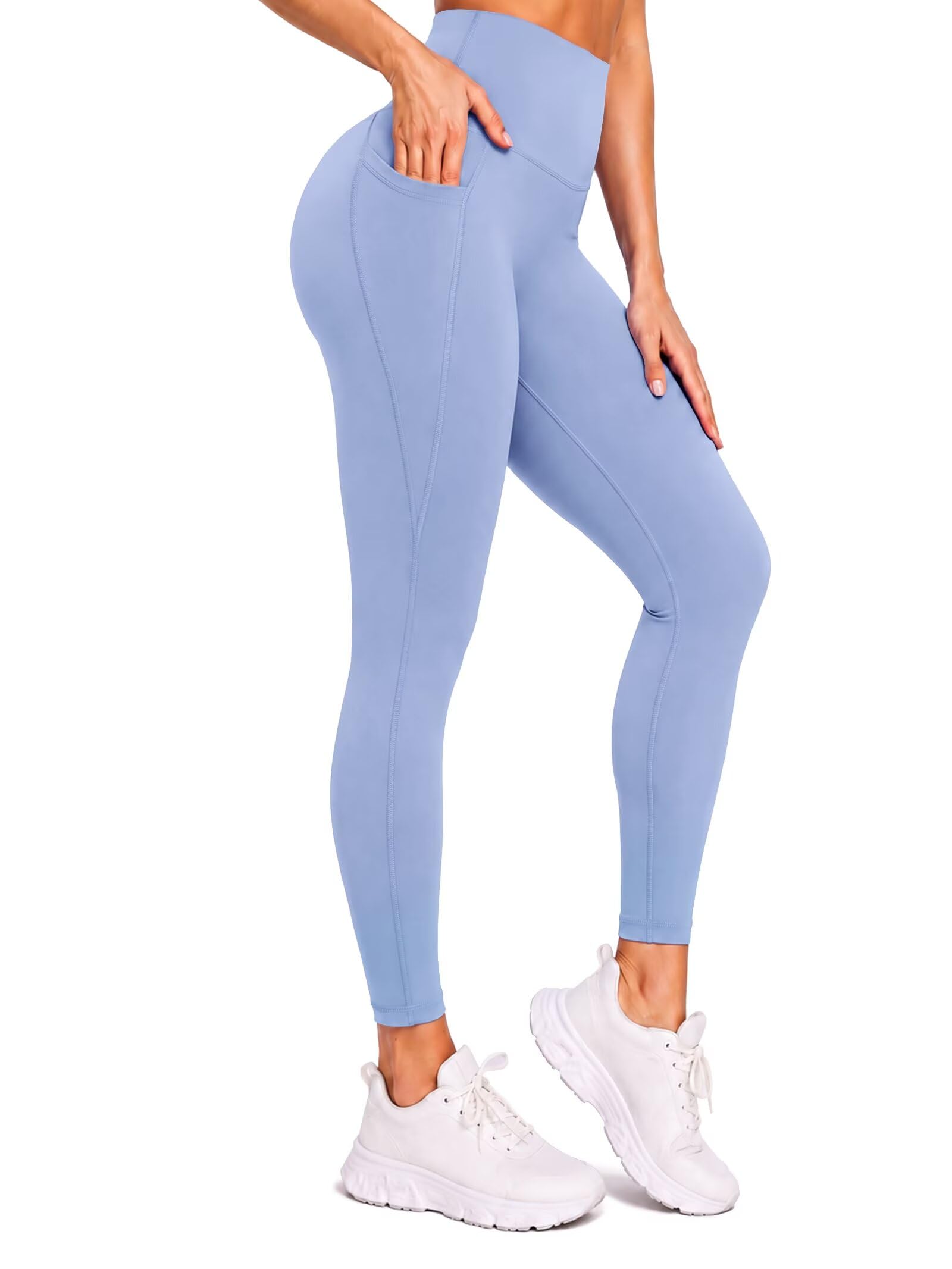 Sunzel Leggings de entrenamiento para mujer con control de abdomen de cintura alta