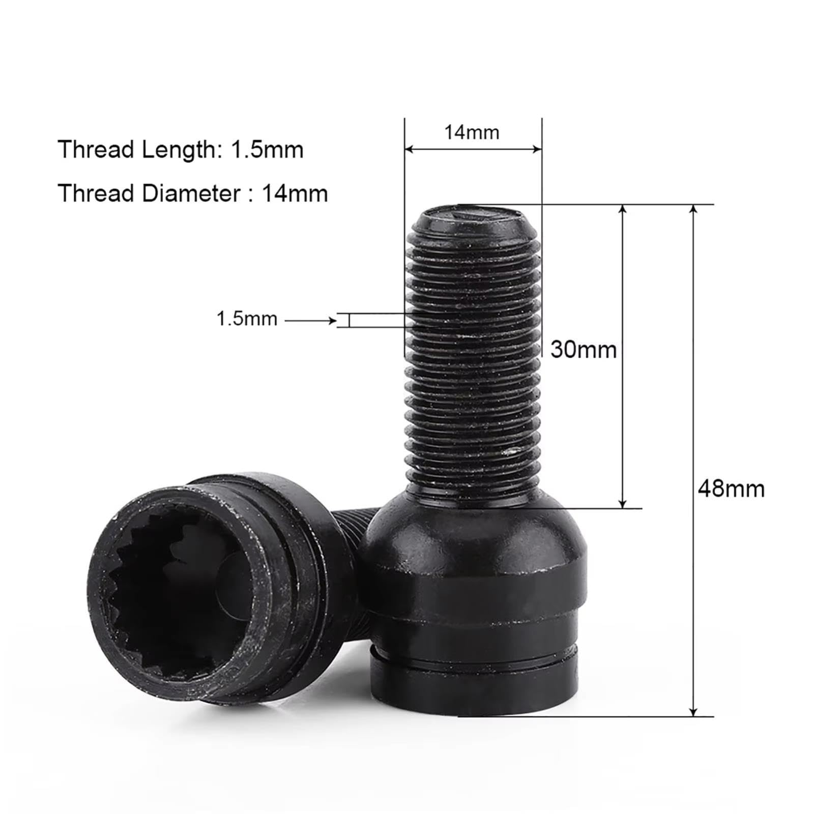 Bulloni Ruota Per Per Bora M14x1.5