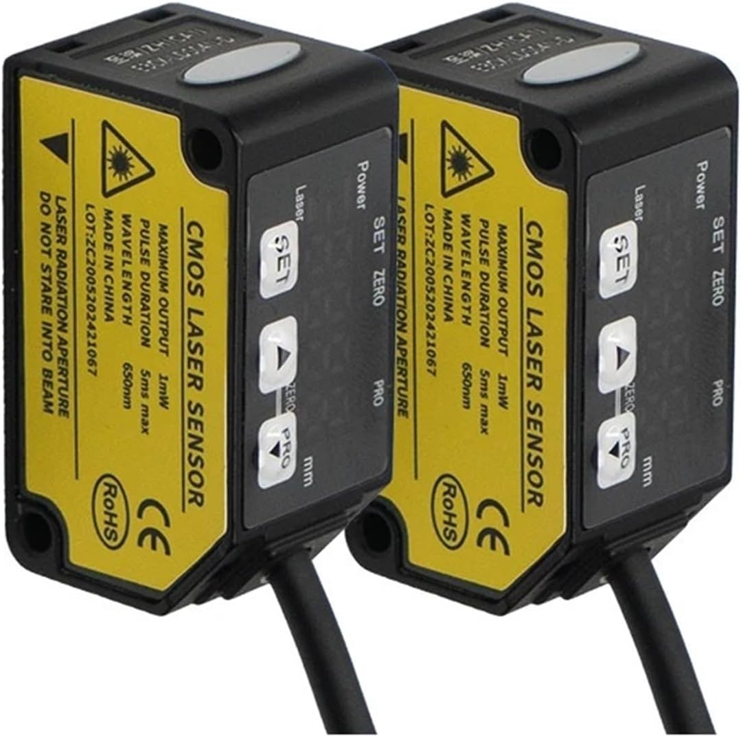 High-precision laser displacement sensor replaces Panasonic HG-C switch analog 485 distance measurement thickness height sensing(E3CX-LDS02N)